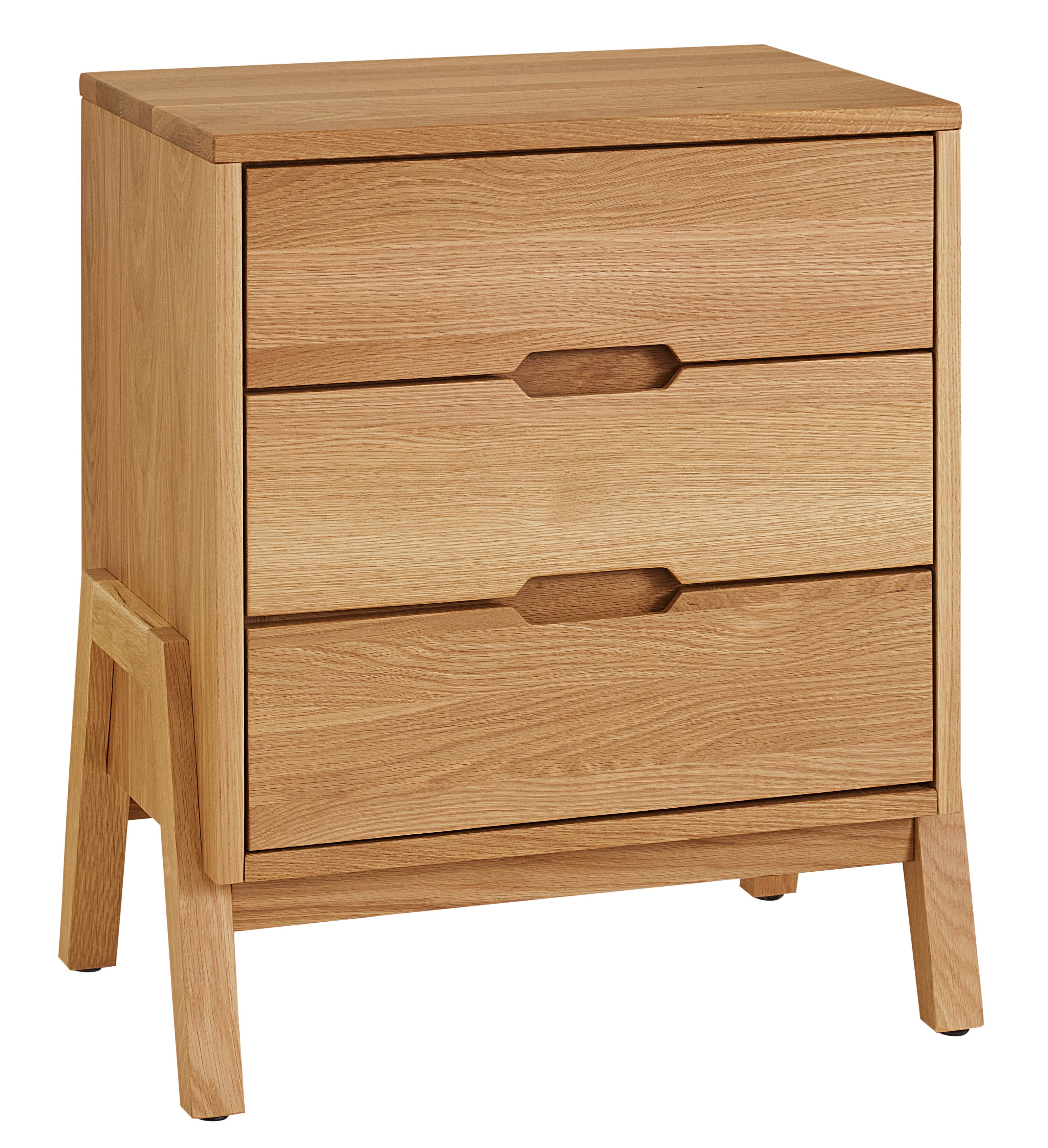 Amish Nova Three Drawer Nightstand