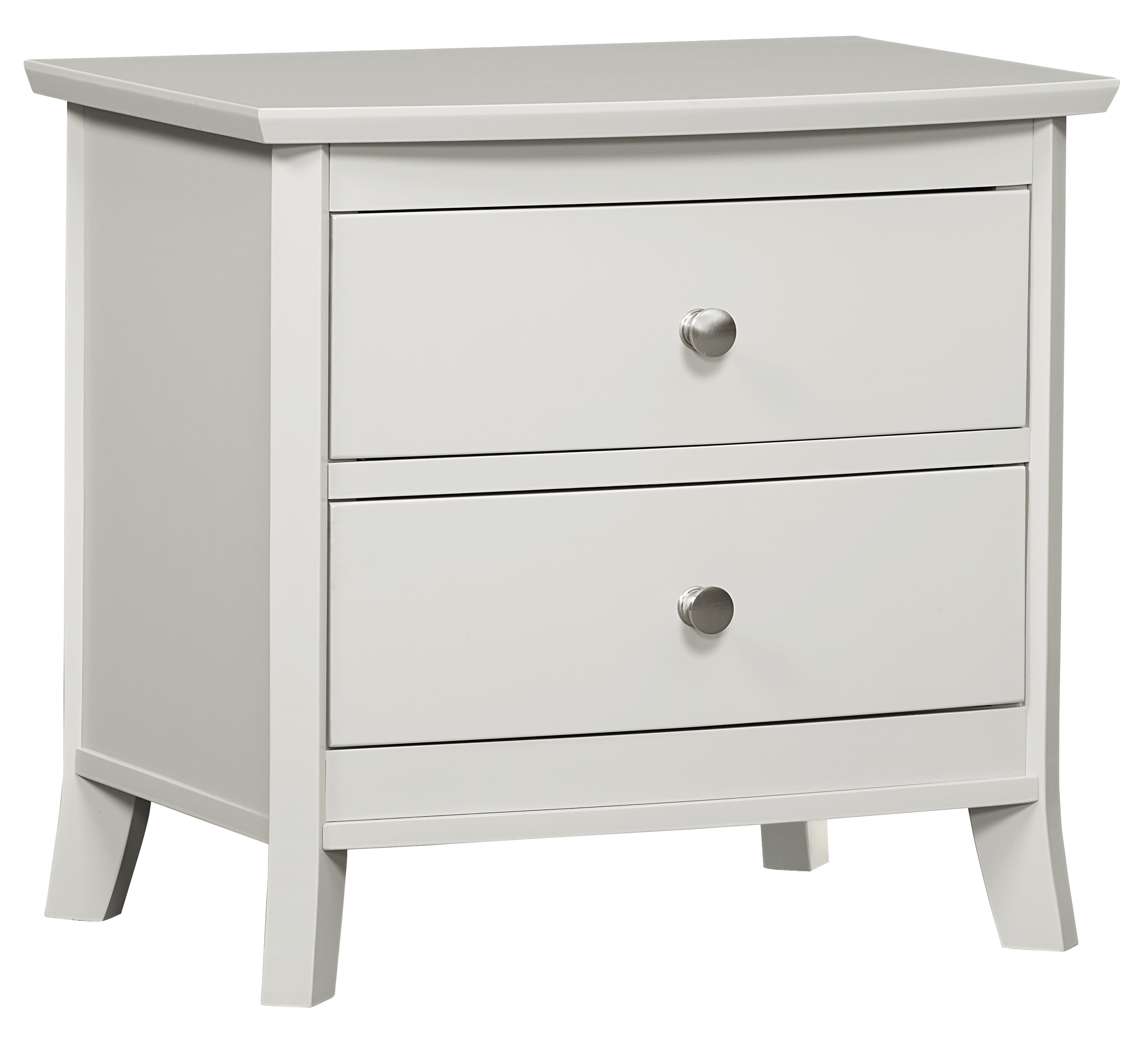 Amish Laurel Two Drawer Nightstand