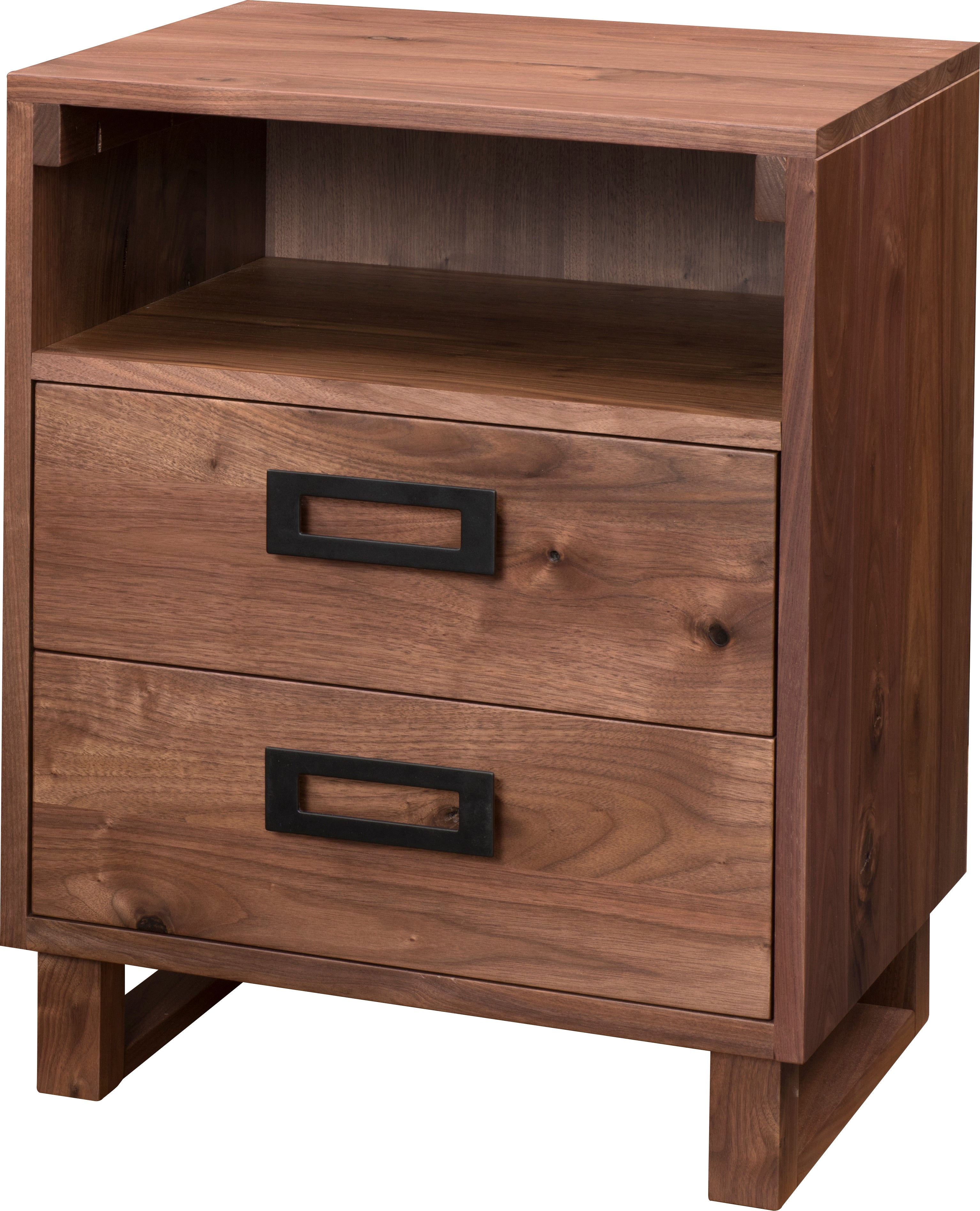 Amish Odessa Two Drawer Nightstand