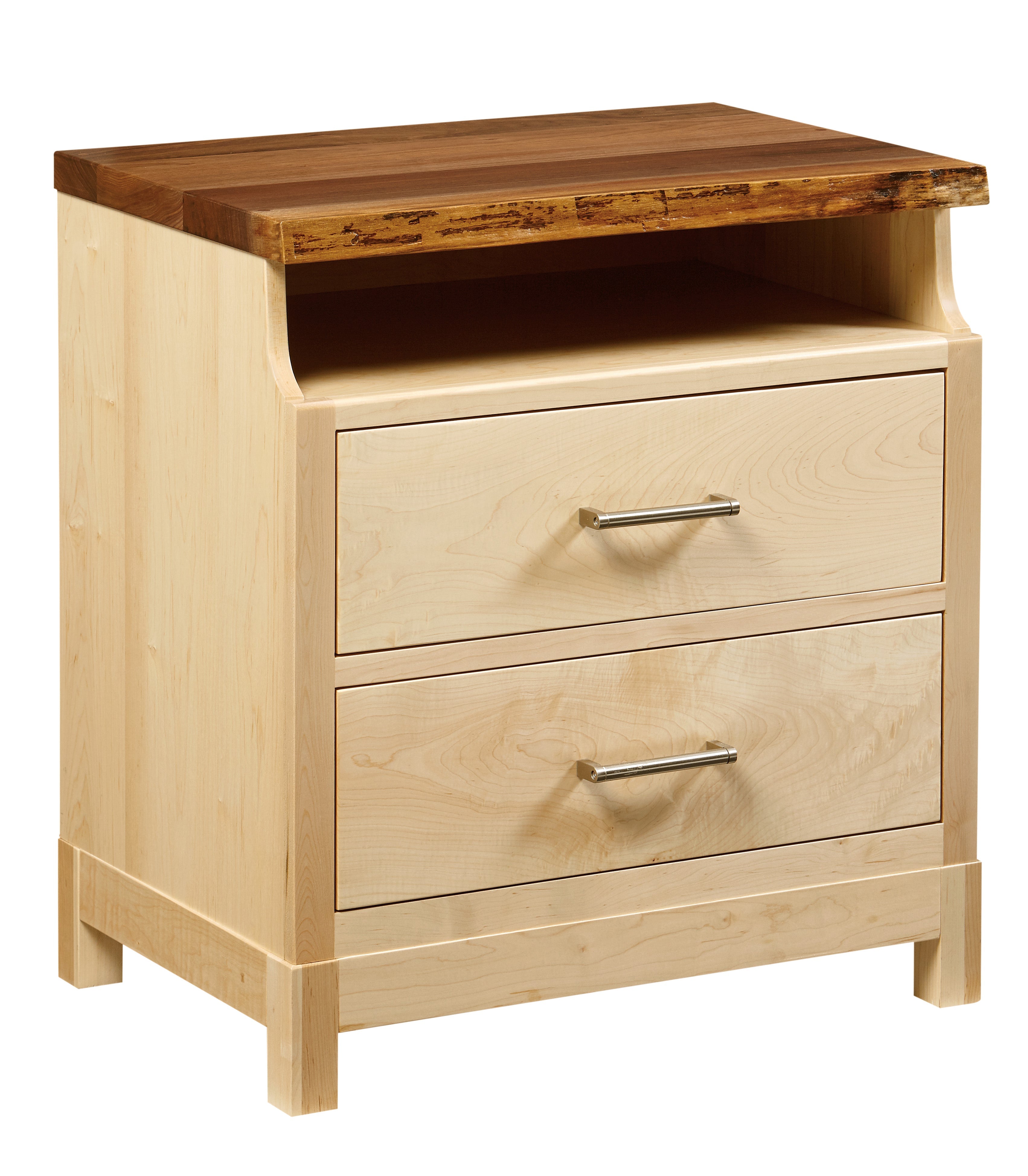 Amish Westmere Two Drawer Nightstand