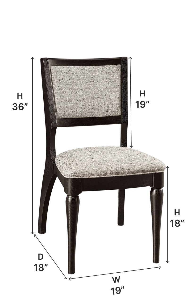 Amish Niles Dining Side Chair - Thumbnail 4