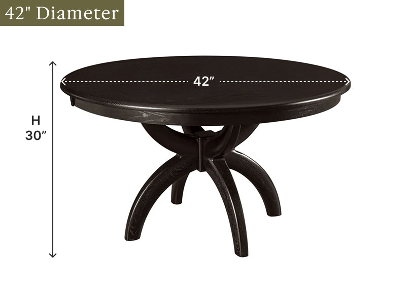 Amish Niles Pedestal Dining Table