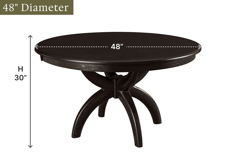 Amish Niles Pedestal Dining Table