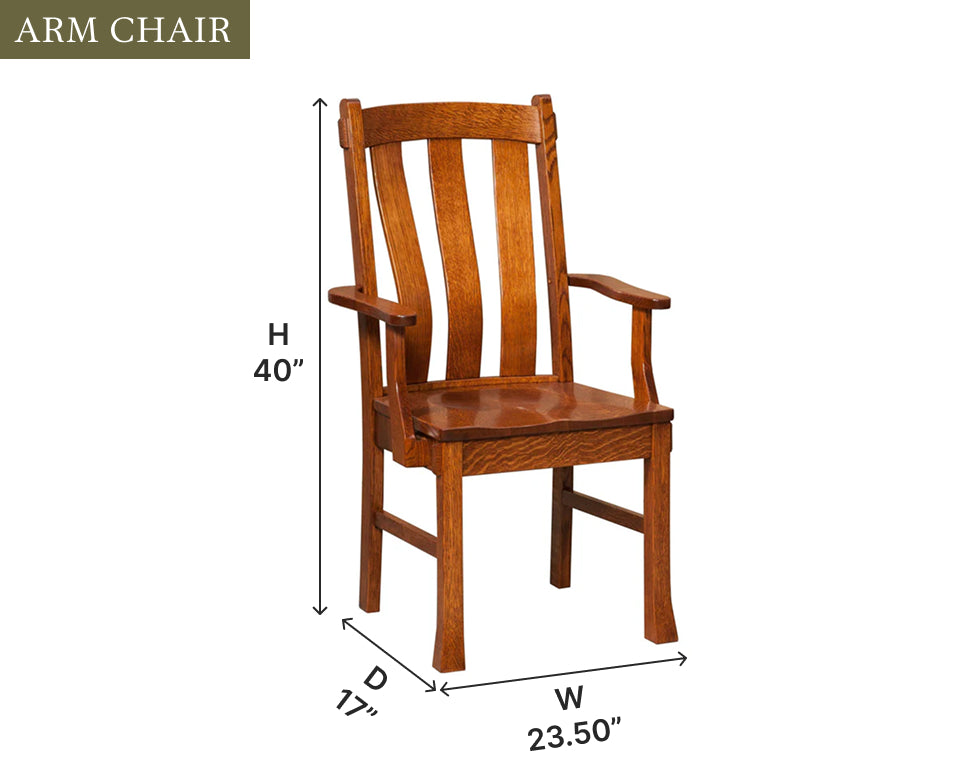 Amish Olde Century Dining Chair - Thumbnail 2