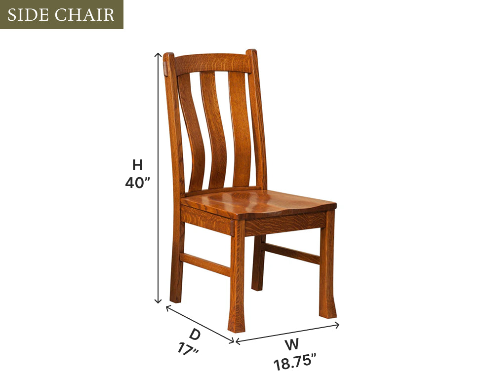 Amish Olde Century Dining Chair - Thumbnail 3