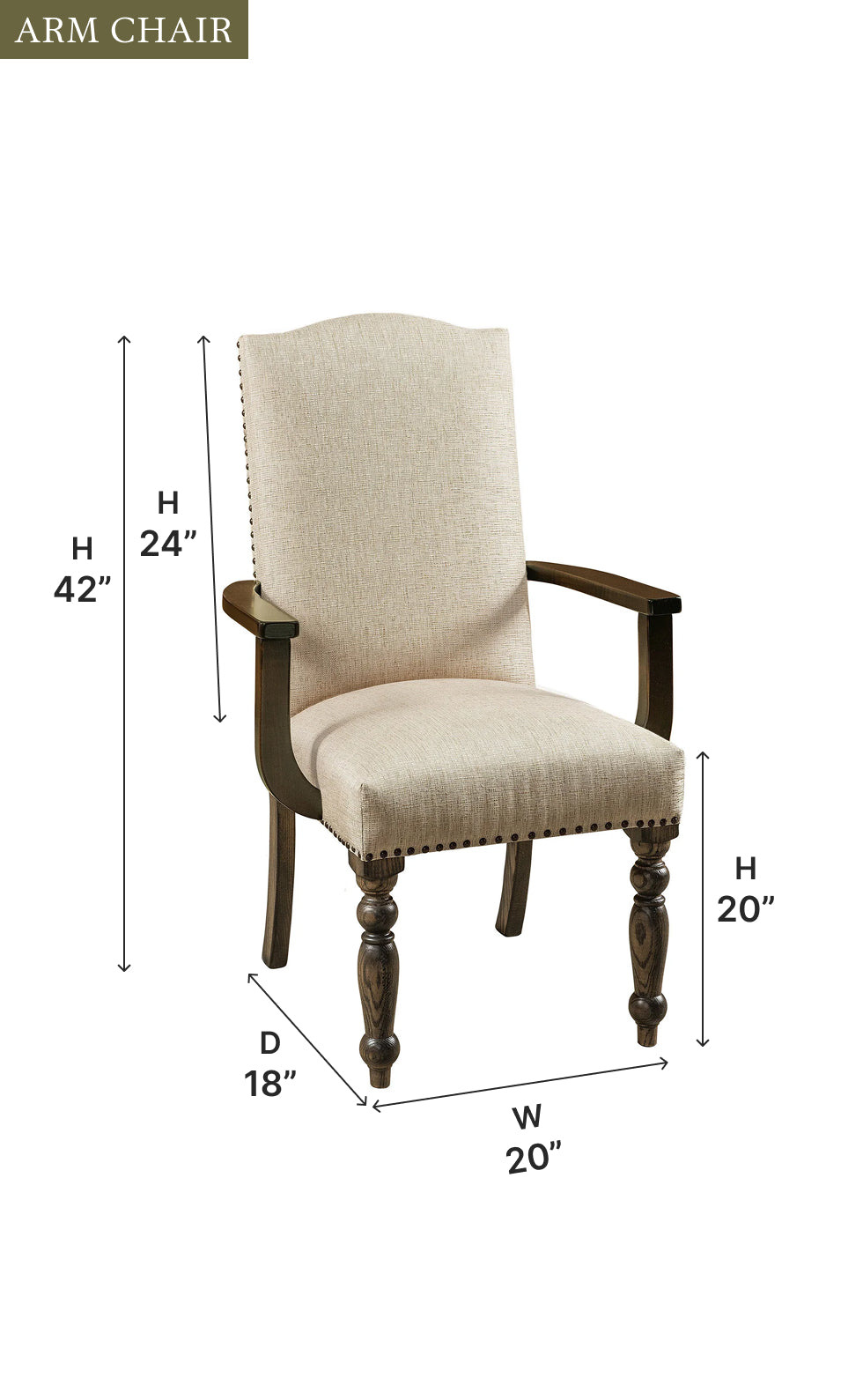 Amish Olson Chair - Quick Ship