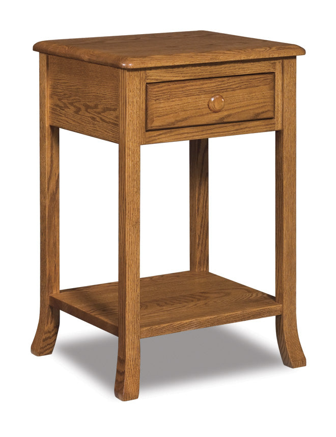 american made amish carlisle one drawer nightstand