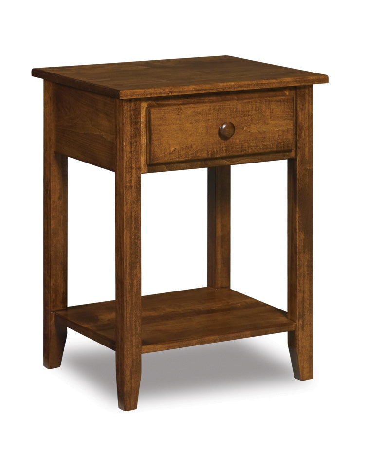 Amish Shaker One Drawer Nightstand