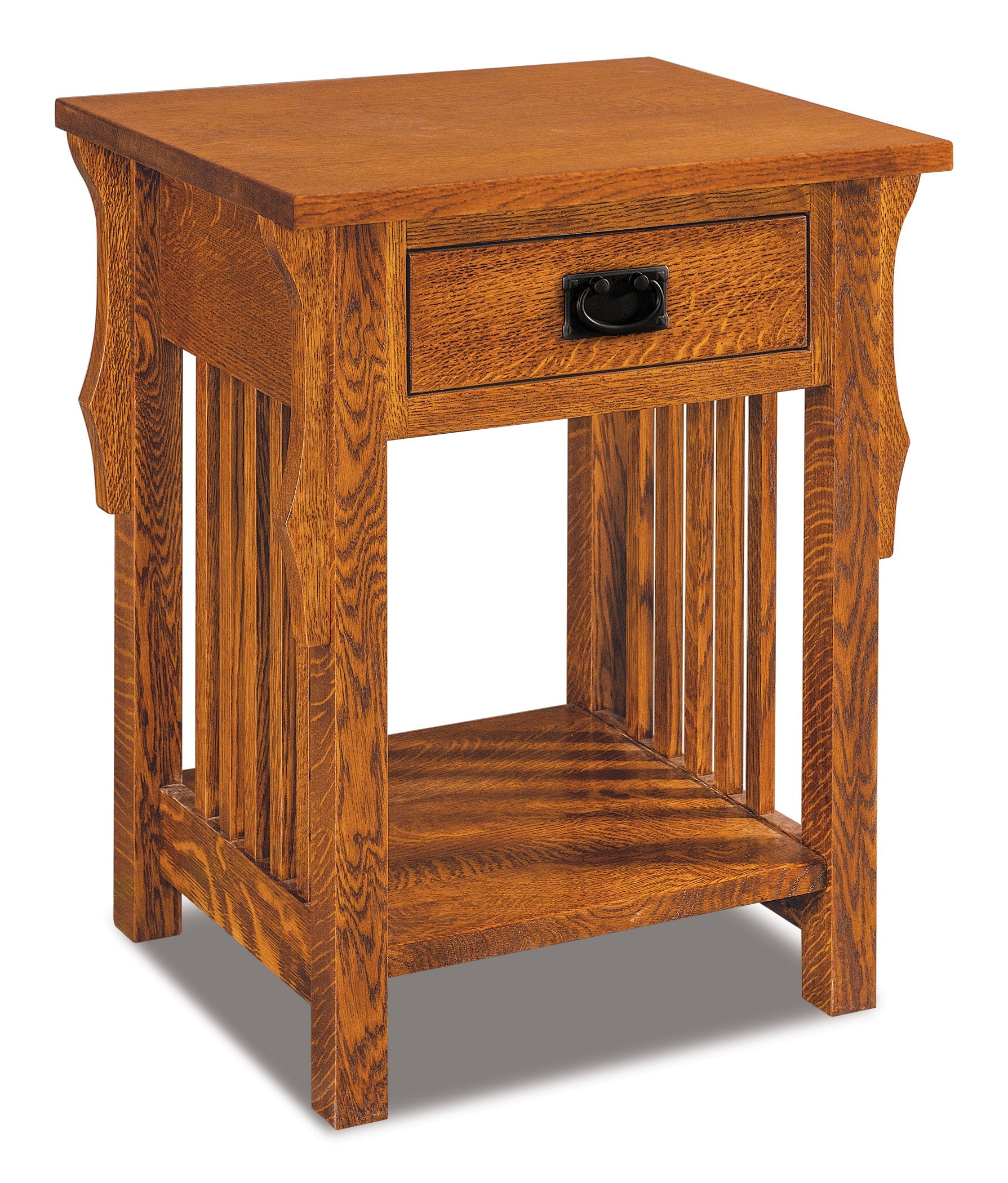 Amish Stick Mission One Drawer Nightstand