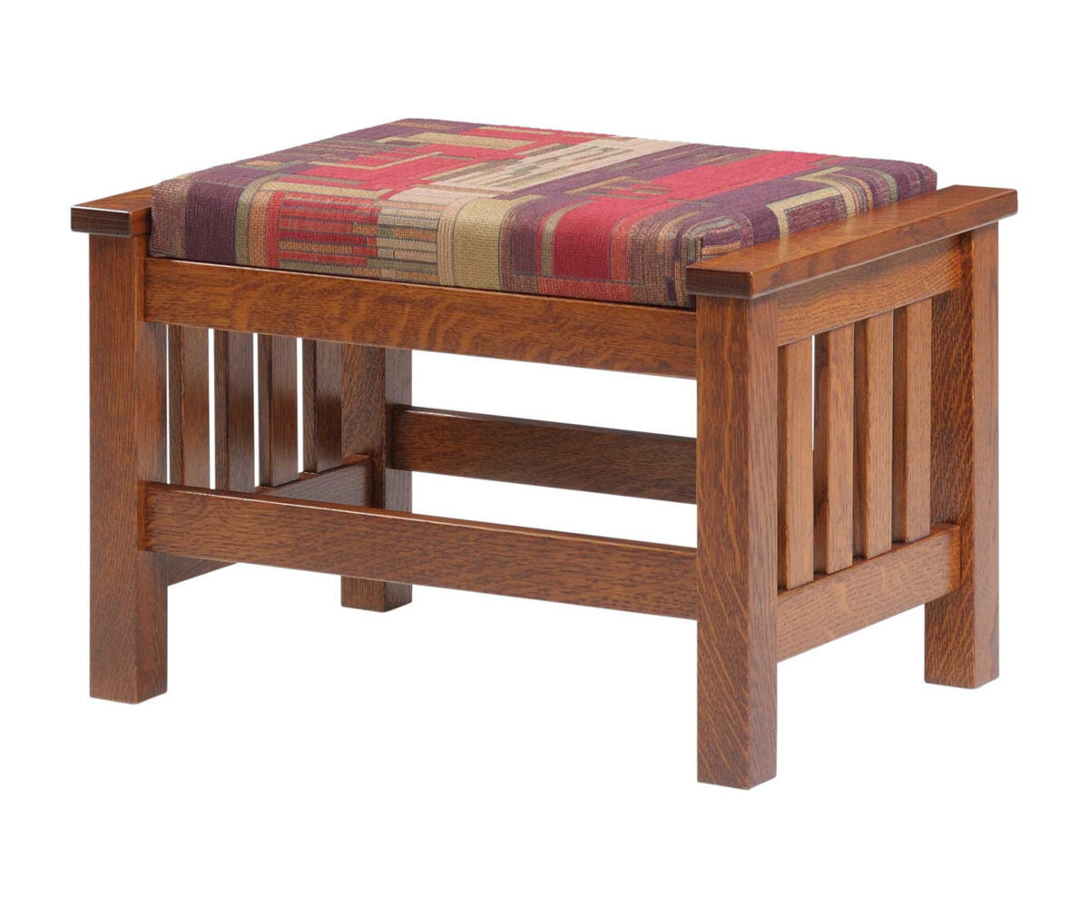 Amish 1800 Series Mission Ottoman