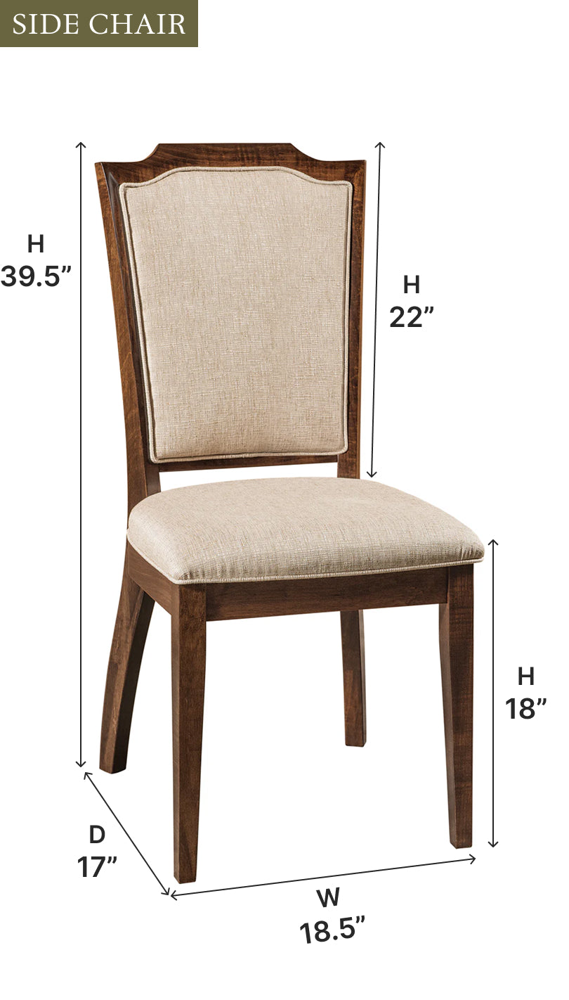 Amish Palmer Dining Chair - Thumbnail 4