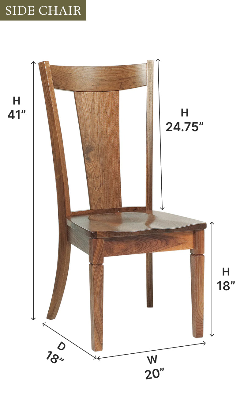 Amish Parkland Dining Chair-Dining Chair-The Amish House