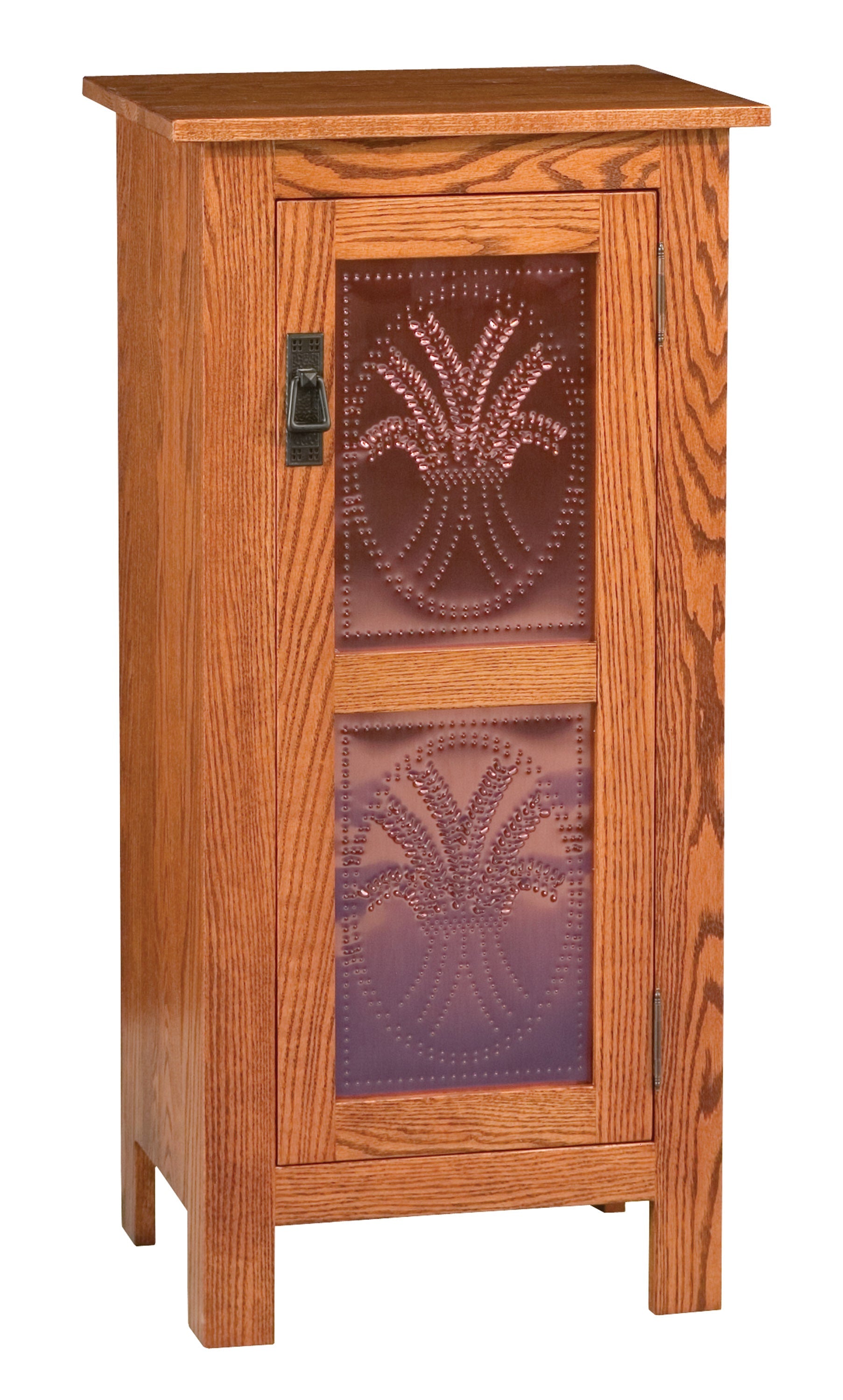 american made amish pie safe copper doors