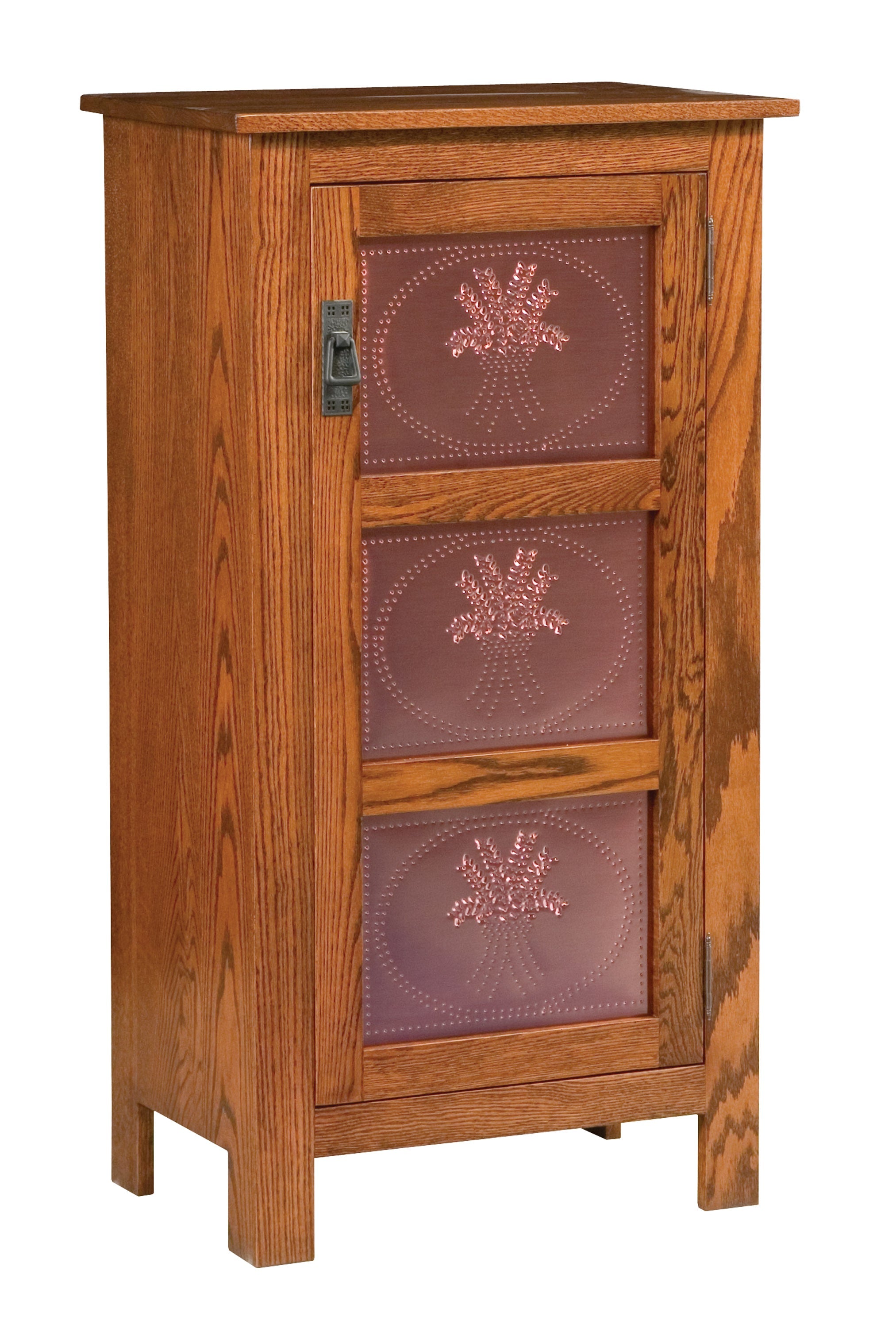 american made amish pie safe copper doors