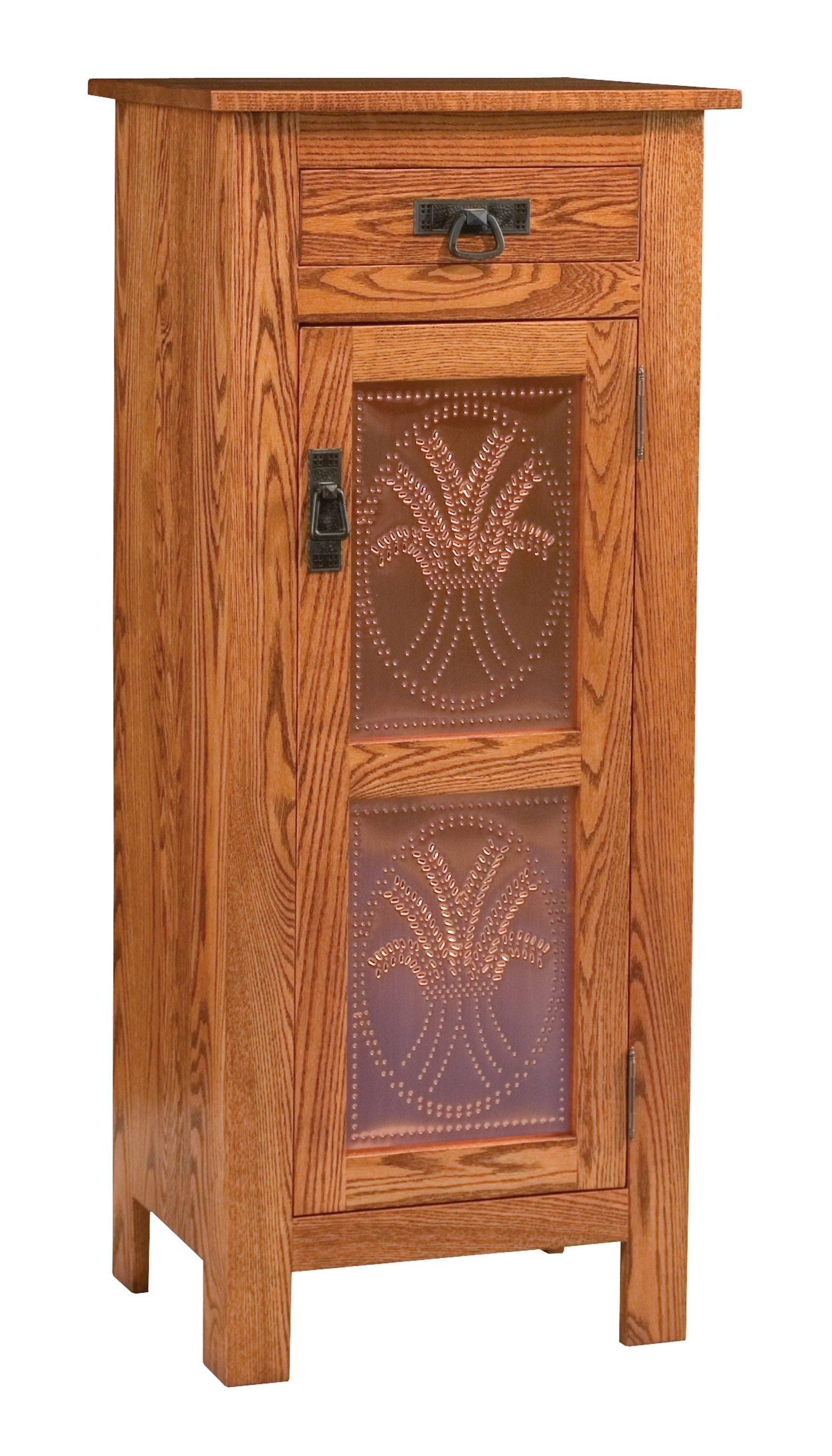 american made amish pie safe copper doors