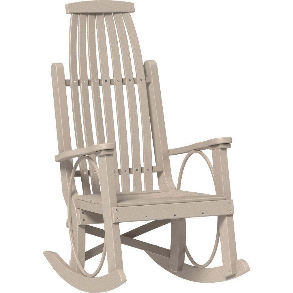 american made amish poly wood grandpas rocker weatherwood
