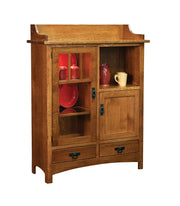 american made amish pottery cabinet
