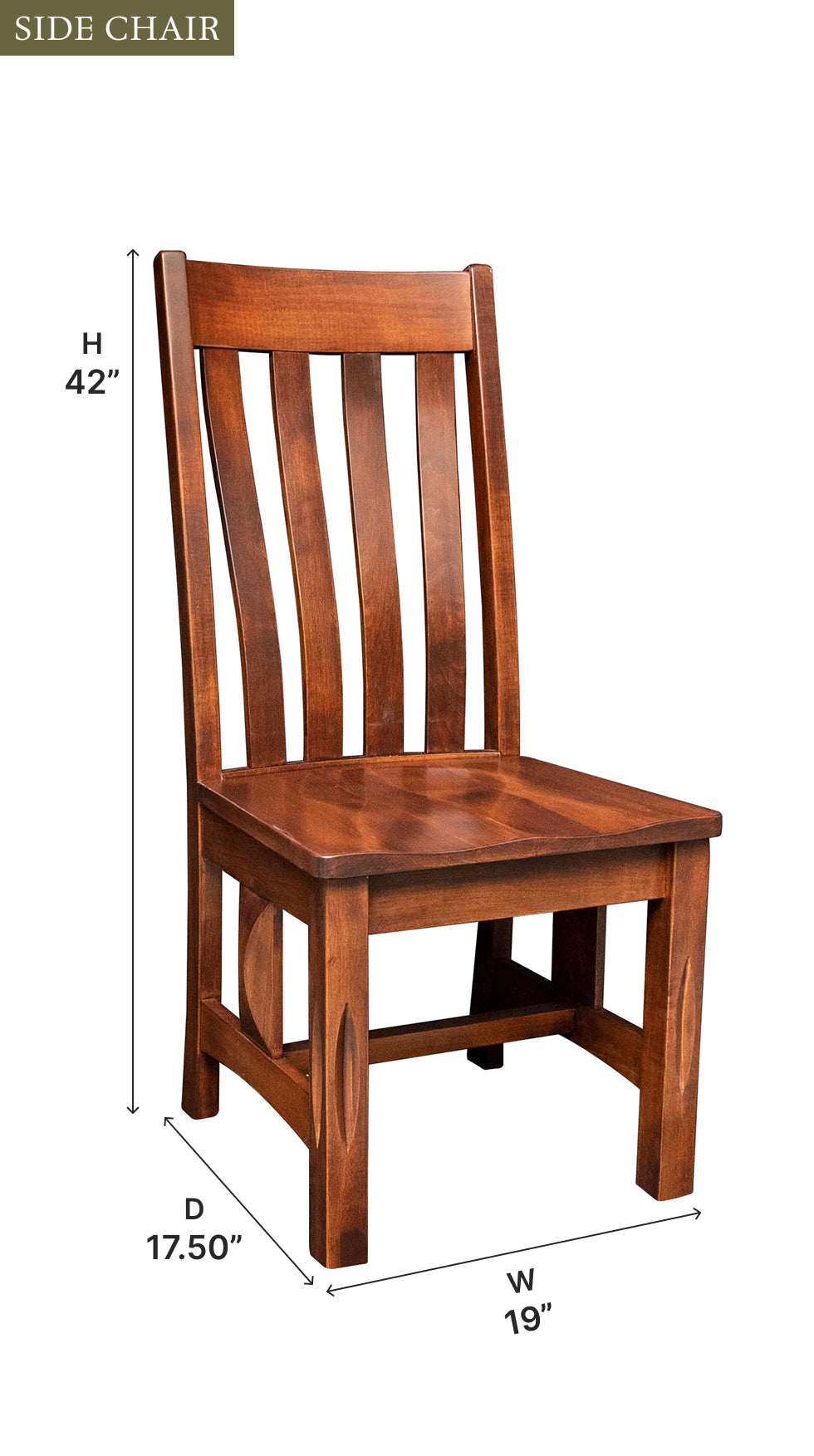 Amish Ravena Dining Chair - Thumbnail 4