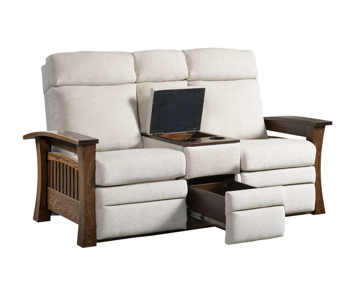 Amish 8500 Mission Gateway Center Console Love Seat