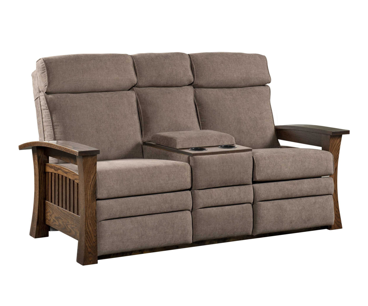 Amish 8500 Mission Gateway Center Console Love Seat