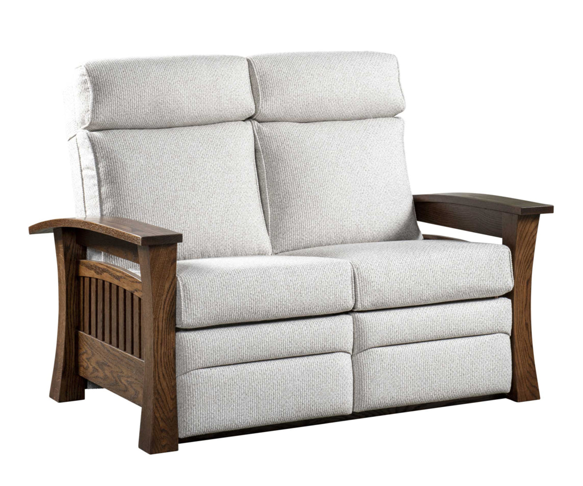 Amish 8500 Mission Gateway Recliner Love Seat
