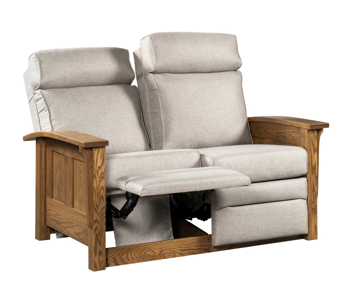 Amish 1600 Series Shaker Recliner Love Seat-Love Seat-The Amish House