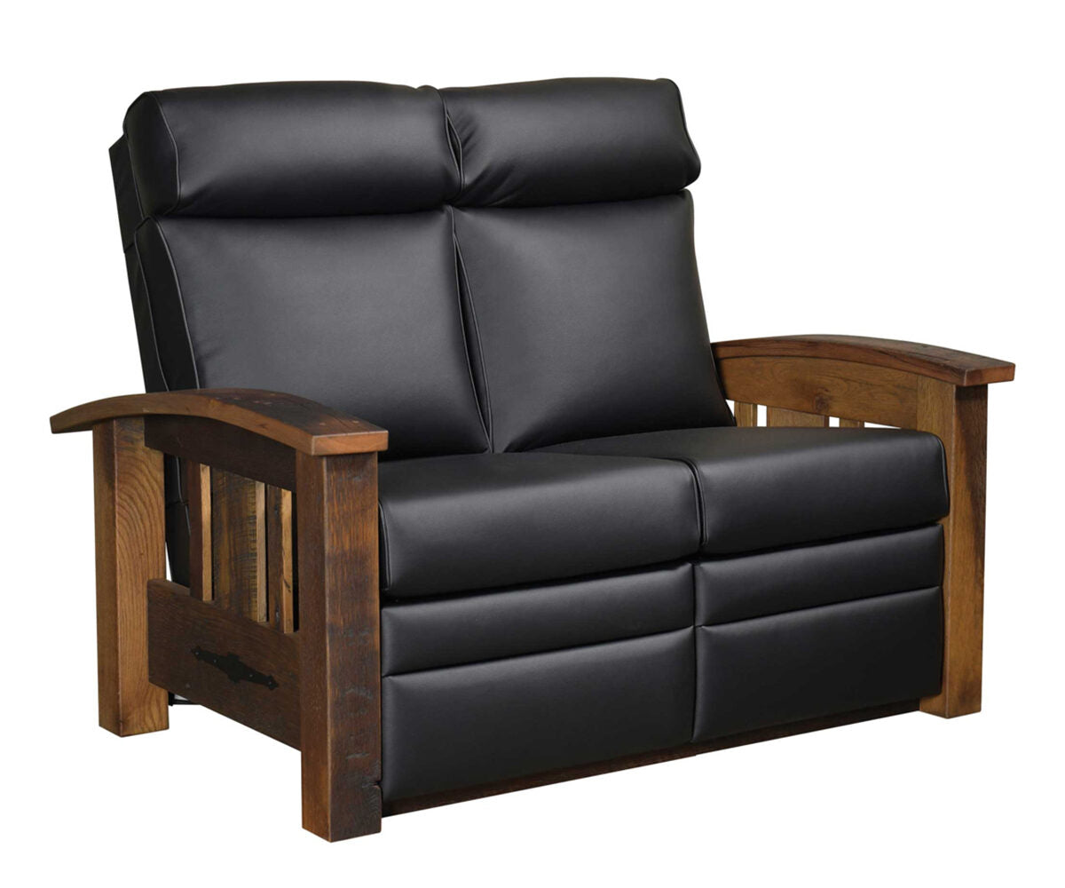 The Amish House 1050 Series Tiverton Recliner Love Seat
