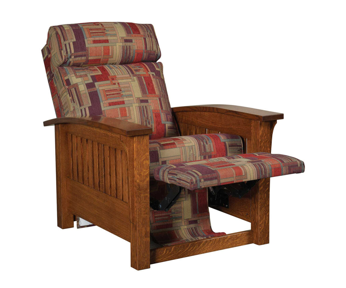 Amish 1800 Series Mission Recliner-Recliner-The Amish House