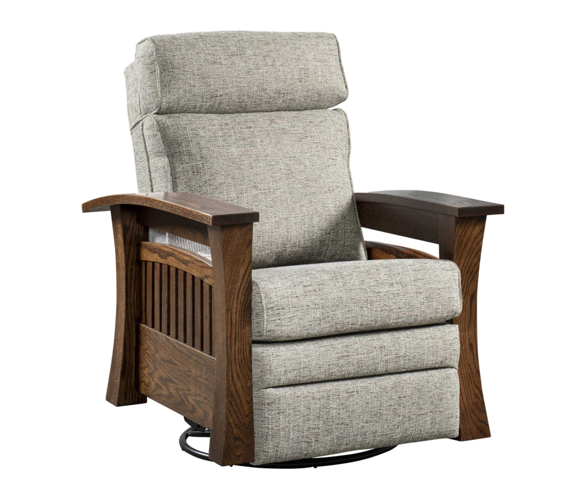 Amish 8500 Mission Gateway Swivel Glider Recliner
