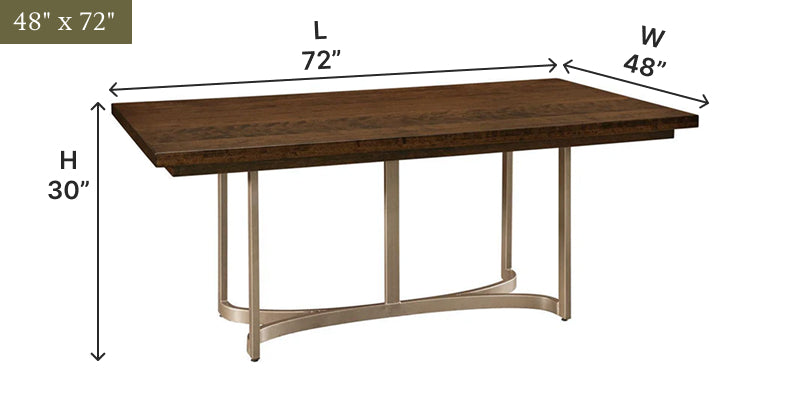 Amish Regal Dining Table