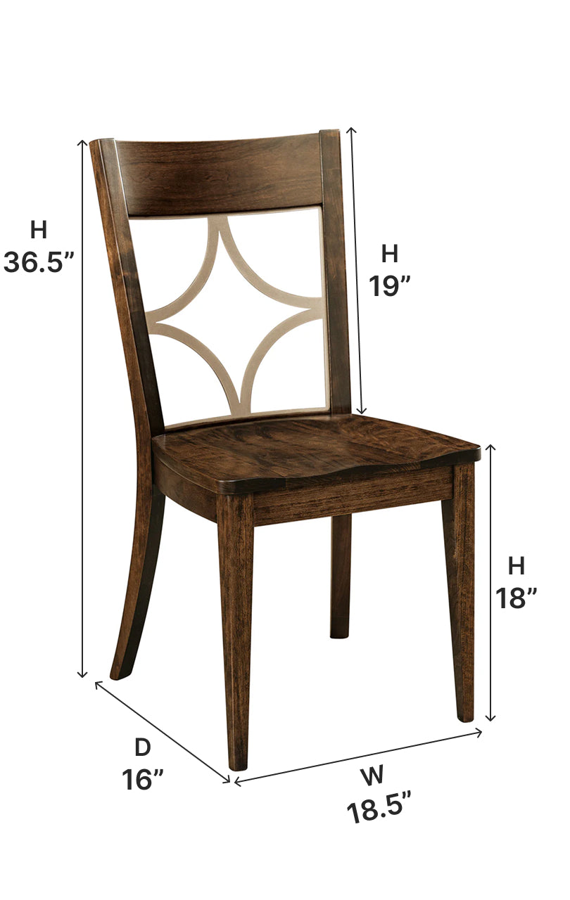 Amish Regal Dining Side Chair