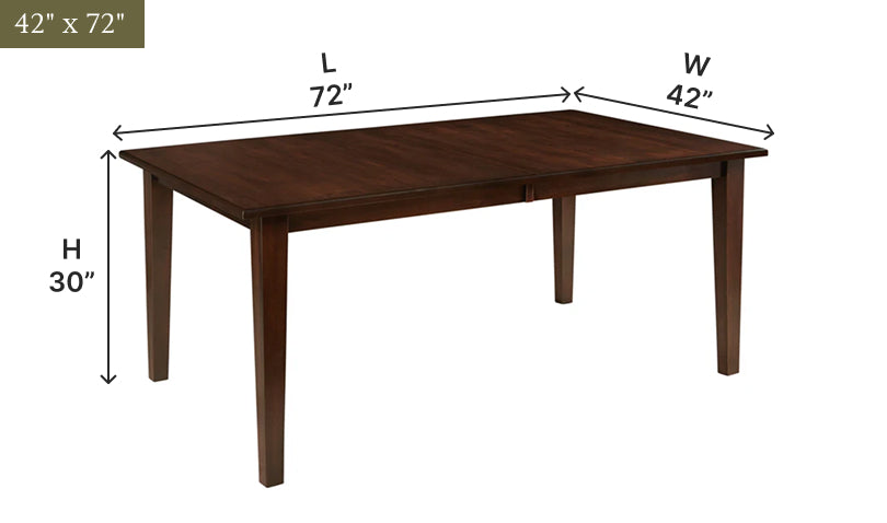 Amish Roanoke Leg Table