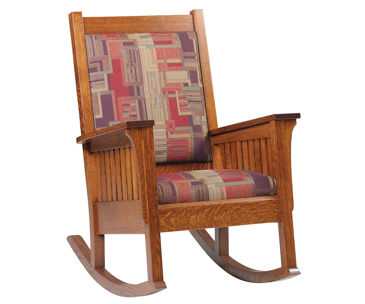 Amish 1800 Series Mission Rocker-Rocker-The Amish House