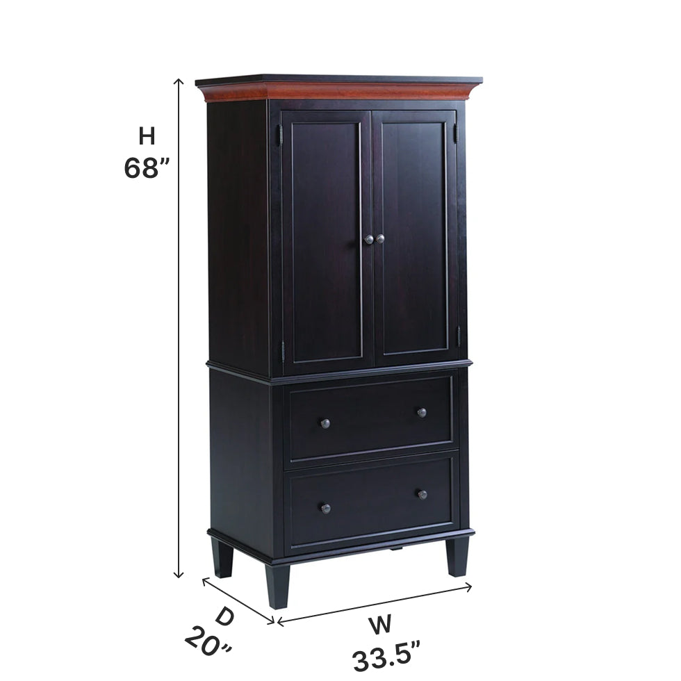 Amish Rockport Armoire - Thumbnail 2