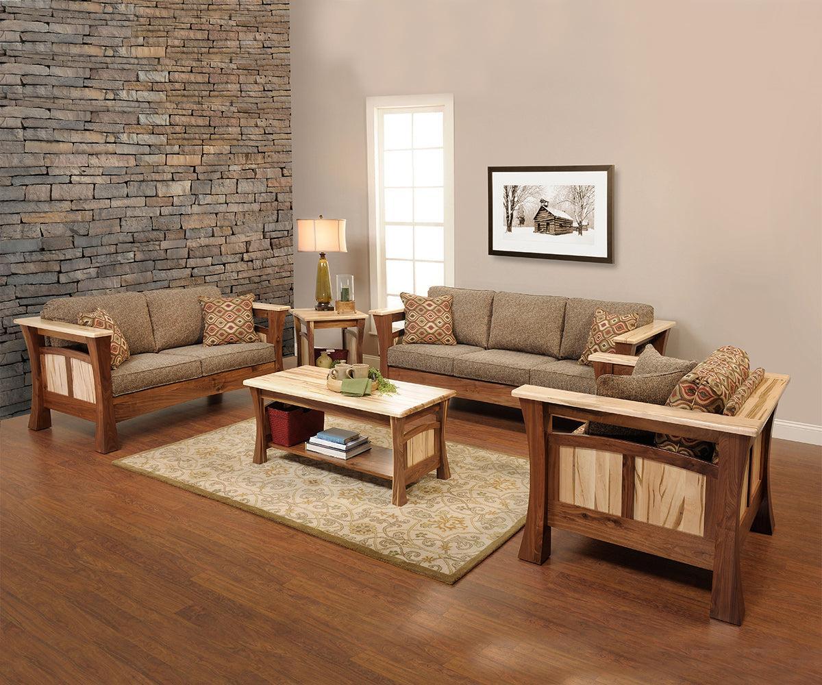 Amish 8675 Shaker Gateway Swivel Glider Recliner-Recliner-The Amish House