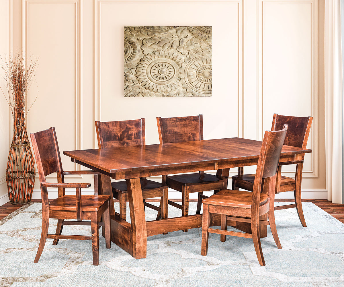 Amish Ceresco Trestle Table