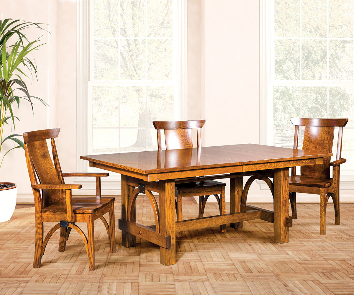 Amish Ellis Trestle Table