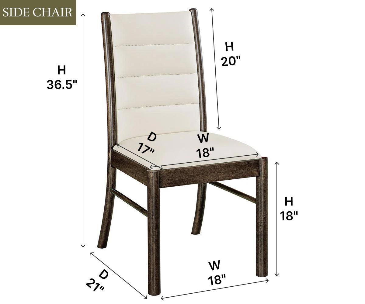 Amish Salina Dining Chair-Dining Chair-The Amish House