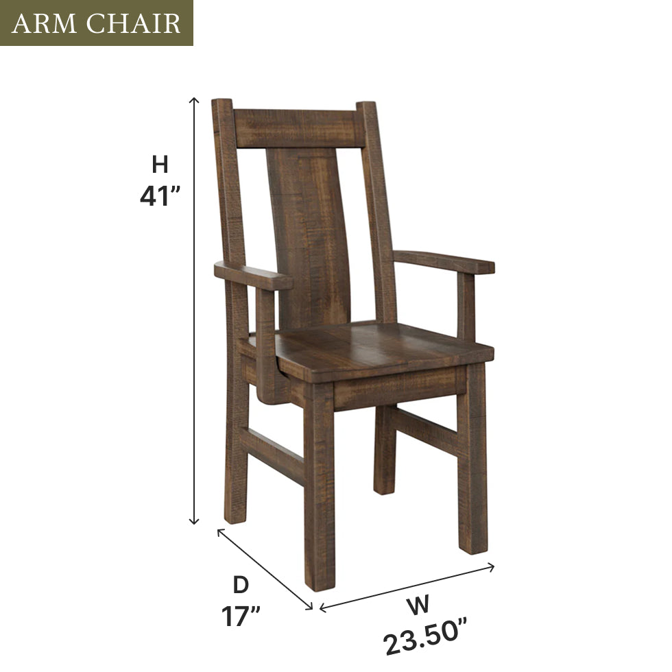 Amish San Antonio Dining Chair - Thumbnail 5