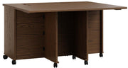 amish sewing cabinet shown in oak