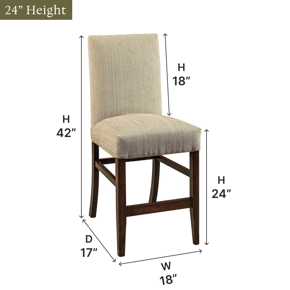 Amish Sheldon Bar Chair