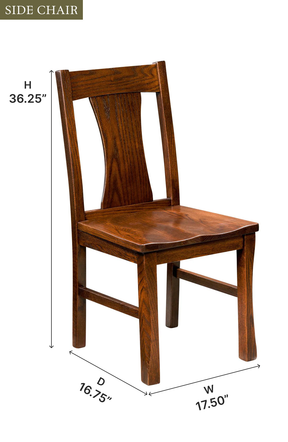 Amish Sheridan Dining Chair - Thumbnail 4