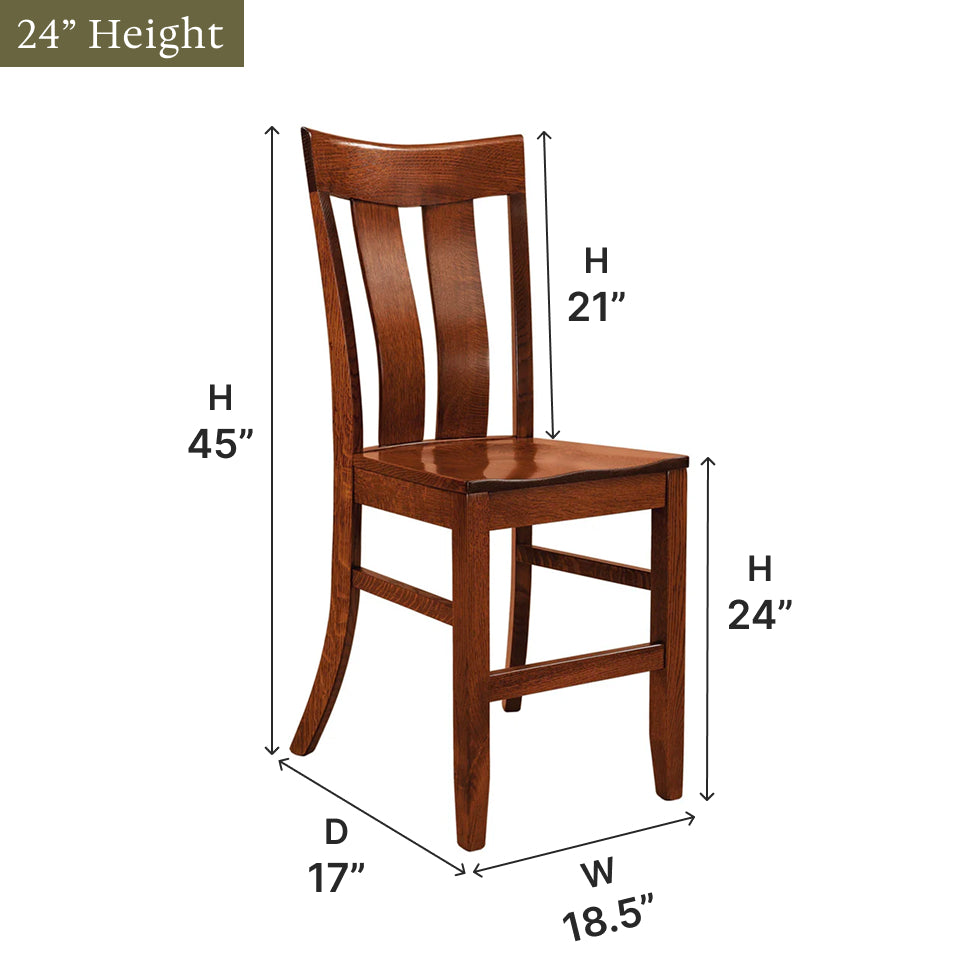 Amish Sherwood Bar Chair