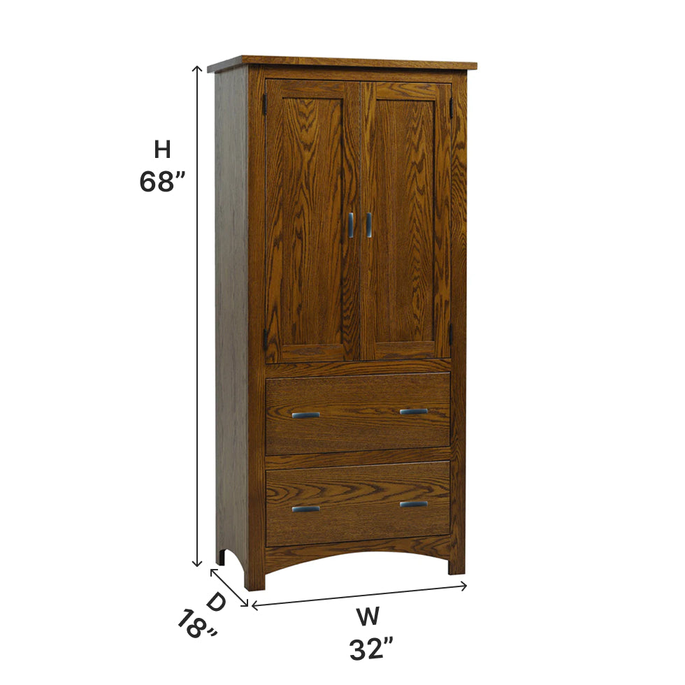 Amish Siesta Mission Armoire