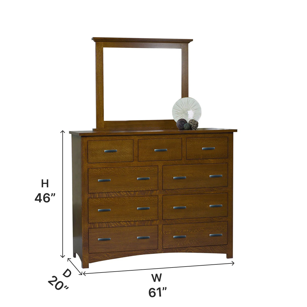 Amish Siesta Mission Tall Dresser