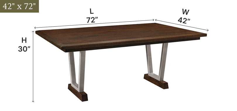 Amish Sinclair Trestle Dining Table - Thumbnail 3