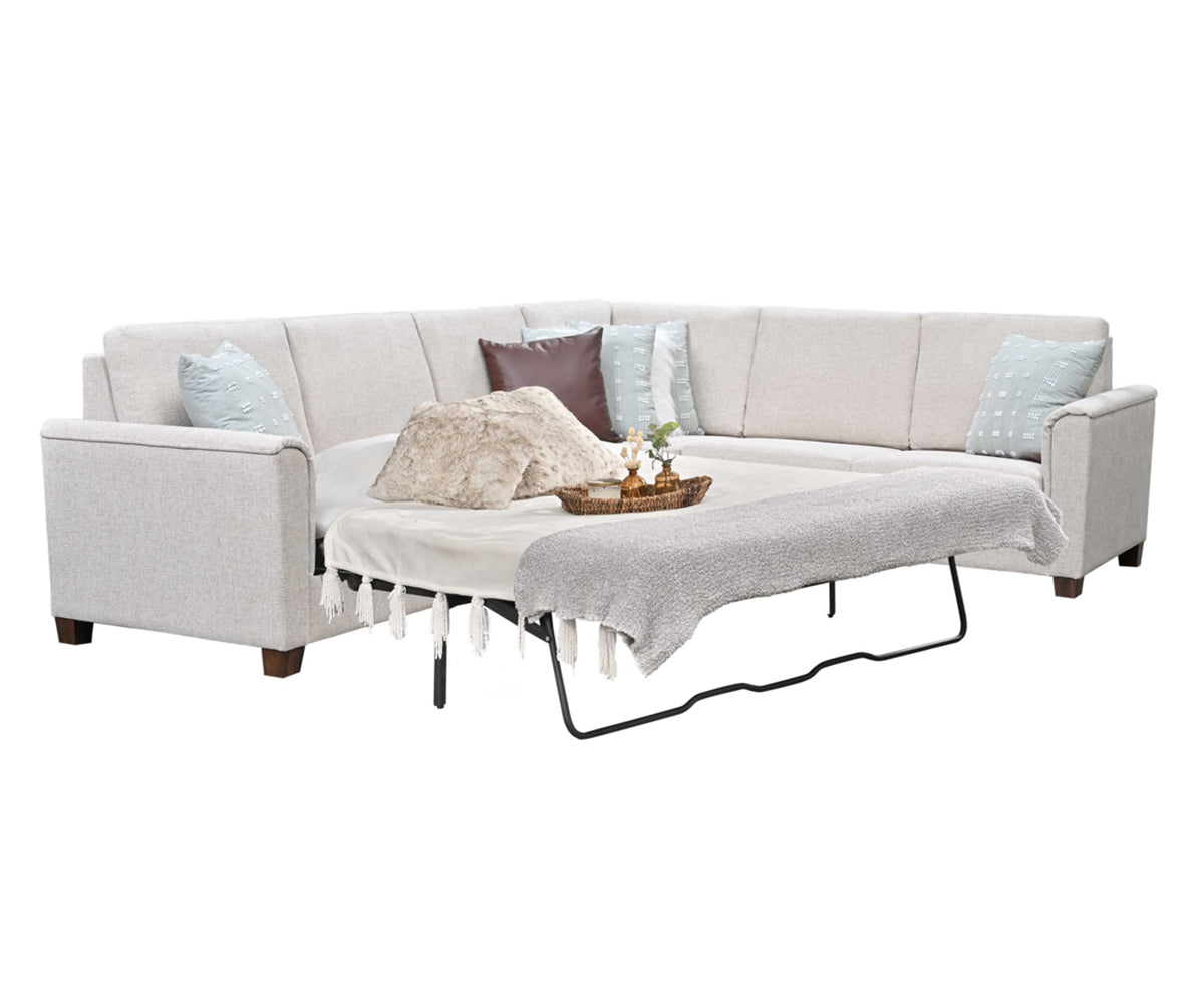 Amish 2022-1 Series BL Baltimore Sleeper Sectional Sofa