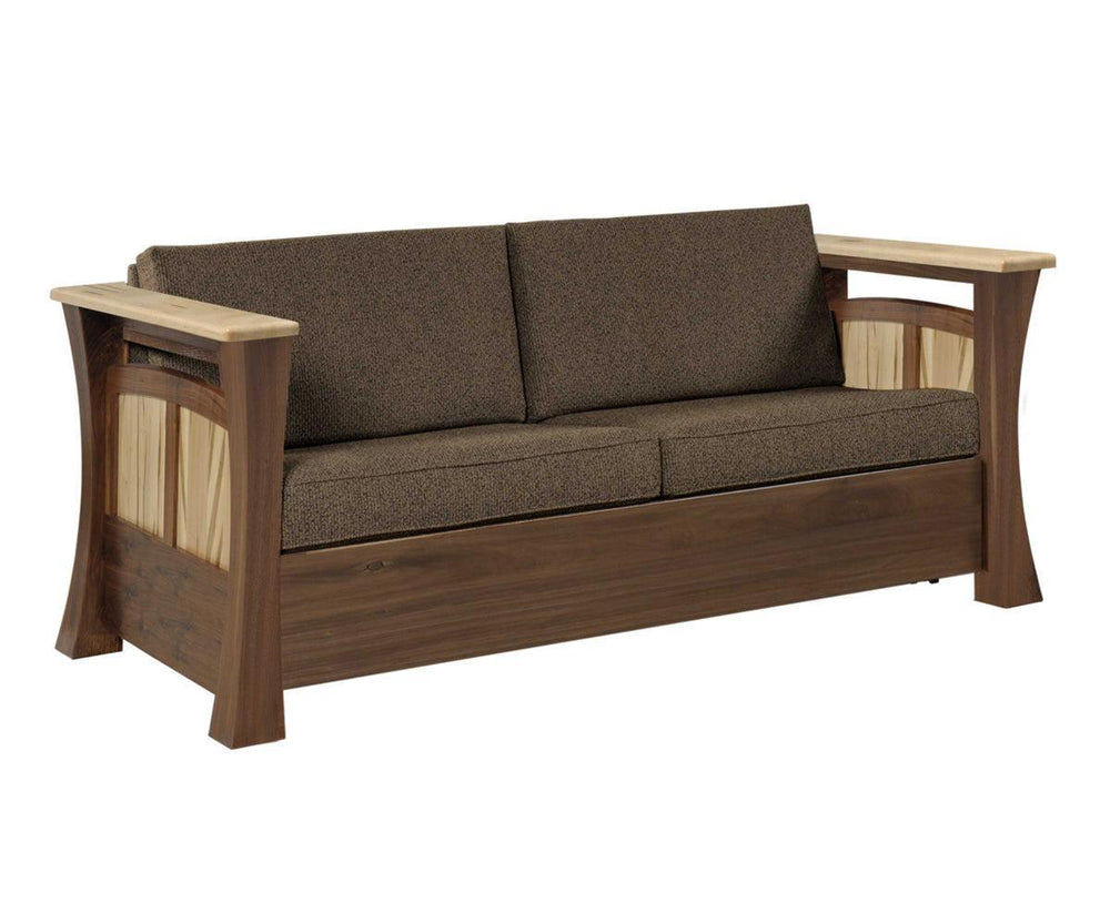 Amish 8675 Shaker Gateway Sleeper Sofa with 60" Mattress-Sofa-The Amish House