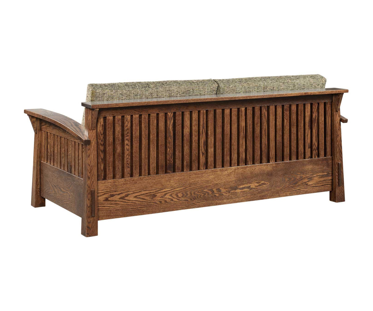 Amish 4575 Series Country Mission Sleeper Sofa 60 Inch Mattress