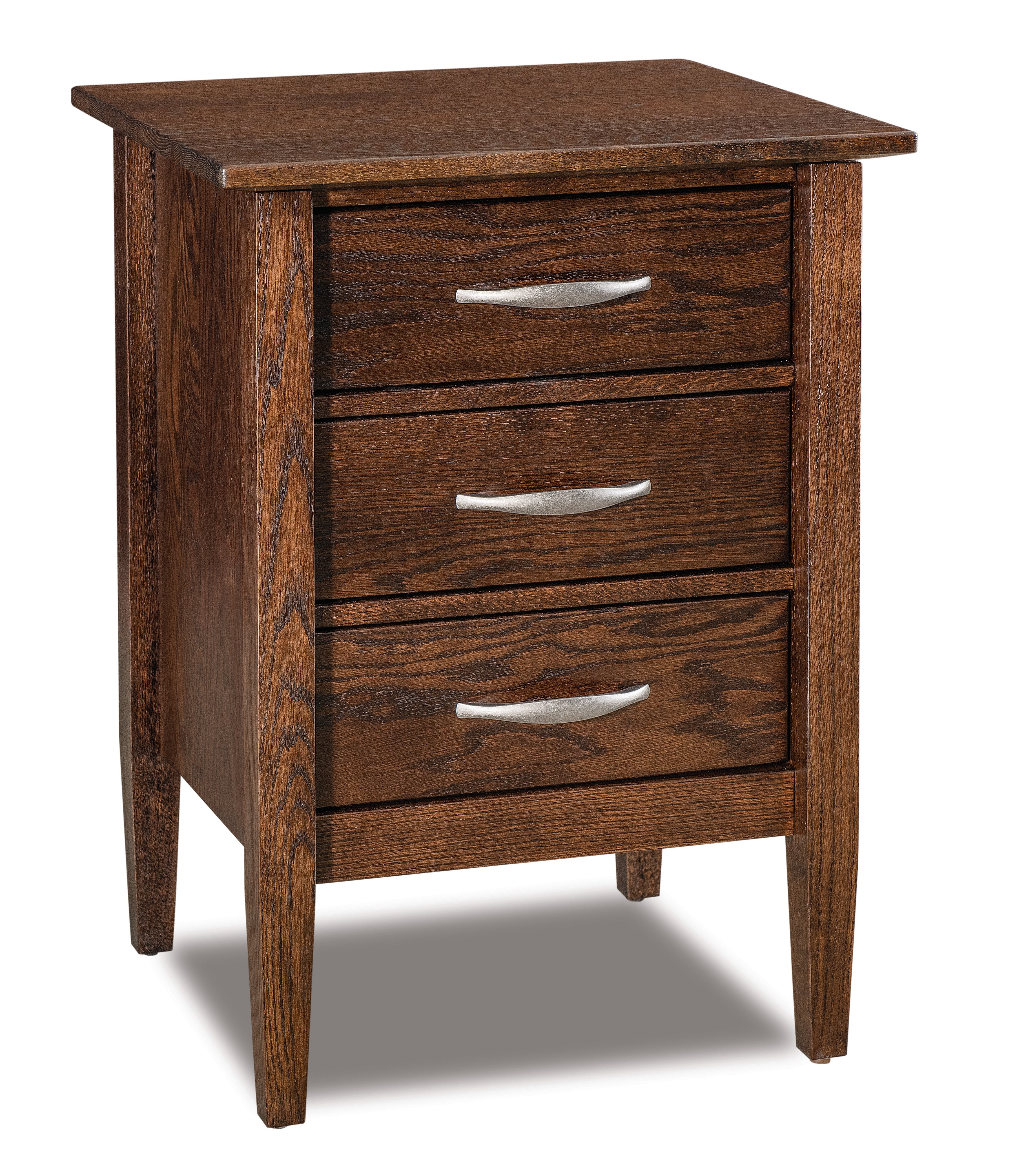 Amish Imperial Three Drawer Nightstand